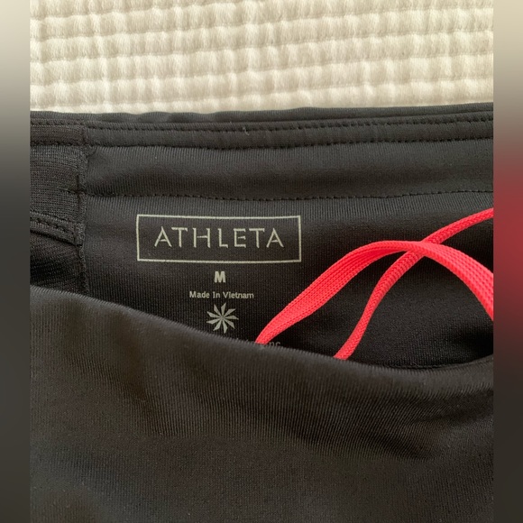 Athleta Bike Shorts - Black (Size M) - Picture 3 of 4